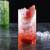 High Quality Borosilicate Heat Resistant Juice Coffee Drink Clear Square Glass Cup