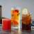Factory Price 230ml 380ml 470ml Clear Borosilicate Tumbler Square Glass Cup