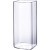 Factory Price 230ml 380ml 470ml Clear Borosilicate Tumbler Square Glass Cup