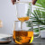 Wholesale Three Piece Set Clear Borosilicate Glass Cup for Tea with Tea Infuser