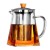 900ML CnGlass Wholesale High Quality Glass Teapot with Removable Stainless Steel Infuser Borosilicate Glass Teapot Heat Resista