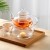 CnGlass 500ML High Quality Mouth Blown Borosilicate Glass Stovetop Safe Teapot with Removable Infuser