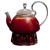 CnGlass Wholesale Lead-Free Glass Tea Kettle for Gas Stove Glass Teapot with Strainer Borosilicate Tea Pot Tea Maker
