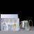 China Supplier 600ML High Borosilicate Handmade Glass Teapot with Color Handle