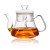 1000ml 1200ml Classical Home Use Heat Resistant Borosilicate Glass Flower TeaPot