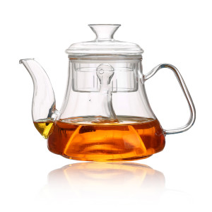 1000ml 1200ml Classical Home Use Heat Resistant Borosilicate Glass Flower TeaPot
