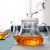 1000ml 1200ml Classical Home Use Heat Resistant Borosilicate Glass Flower TeaPot