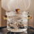 Covered Glass Stew Pot Heat Resistant Glass Stove and Covered Pot, Suitable for Pasta, Soup, Milk, Baby Food
