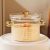 Covered Glass Stew Pot Heat Resistant Glass Stove and Covered Pot, Suitable for Pasta, Soup, Milk, Baby Food
