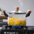 Wholesale New Design High Borosilicate Glass Cooking Pot Set with Wooden Handle