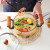 Soup & Stock Pots Glass Cooking Pot with Handles Microwaveable Tempered Glass Bowl Glass Pots for Cooking