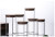 Round Glass Storage Tank High Borosilicate Glass Sealed Tank Transparent Belt Bamboo Cover