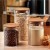 Round Glass Storage Tank High Borosilicate Glass Sealed Tank Transparent Belt Bamboo Cover