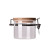 Stainless Steel Metal Bayonet of High Borosilicate Glass Snap Storage Tank