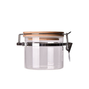 Stainless Steel Metal Bayonet of High Borosilicate Glass Snap Storage Tank