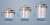 Stainless Steel Metal Bayonet of High Borosilicate Glass Snap Storage Tank