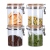 Stainless Steel Metal Bayonet of High Borosilicate Glass Snap Storage Tank
