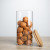 Multiple Models Square Glass Jar Airtight High Borolicicate Glass Jar with Bamboo Lid