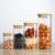 Multiple Models Square Glass Jar Airtight High Borolicicate Glass Jar with Bamboo Lid