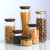 Wholesale Handmade Transparent Fancy Food Safe Glass Storage Jar with Lid