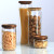 Wholesale Handmade Transparent Fancy Food Safe Glass Storage Jar with Lid
