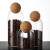 Custom 500ml 800ml 1200ml High Borosilicate Glass Jar with Cork Ball Lid