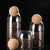 Custom 500ml 800ml 1200ml High Borosilicate Glass Jar with Cork Ball Lid