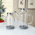 600ml 800ml Food-grade Lead-Free Glass Dispenser Oil Pot with Stainless Steel Lid