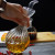 Hot Sale 500ml 900ml Kitchen High Borosilicate Clear Glass Cooking Oil Vinegar Bottle