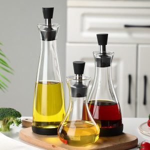 Hot Sale Kitchen 250ml 500ml Oliver Oil Vinegar High Borosilicate Glass Bottle
