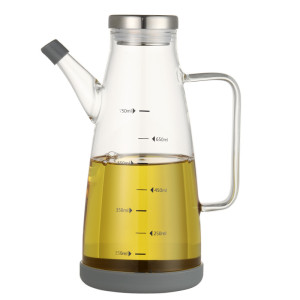 Transparent 550ml 750ml 1000ml High Borosilicate Glass Oil Vinegar Bottle