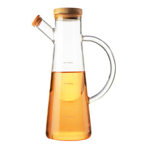 Kitchen Empty Glass Bottle Pot Cooking Vinegar and Olive Oil Dispenser Pot