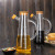 Kitchen Empty Glass Bottle Pot Cooking Vinegar and Olive Oil Dispenser Pot