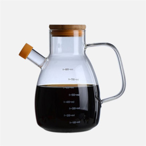 Empty 800ml 900ml 1000ml Food Grade Lead Free Olive Oil Vinegar Glass Bottle