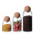 High Borosilicate Glass Sealed Jar Household Coffee Bean Storage Box Kitchen Grain Multi Grain Cork Tea Jar Gift Box