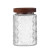 Crabapple Flower Glass Sealed Jar Household Food Storage Coffee Beans Tea Storage Square Storage Jar
