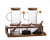 Glass Quantitative Japanese Oil Leak Proof Bottle Kitchen Household Straight Soy Sauce Vinegar Bottle Seasoning Bottle Set