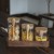 High Borosilicate Square Cereal Container Glass Jar Canister with Bamboo Lid Clear Food Storage Container with Spoon