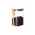 High Borosilicate Square Cereal Container Glass Jar Canister with Bamboo Lid Clear Food Storage Container with Spoon