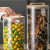Large Capacity Glass Bottle with Lid Orange Peel Storage Tank Large Caliber Tea Bottle