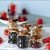 Food Storage High Borosilicate Custom Made Decorate Fancy Glass Jars with Bamboo Lid with Cork Kitchen