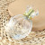 Custom Empty Clear Perfume Spray Bottles Round Glass Perfume Bottle with Atomizer Black Cap
