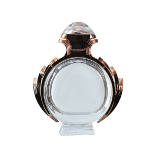 Portable 80ml Round Clear Glass Travel Spray Perfume Bottle with Spray Feature Low Price for Cosmetics and Glass Bottles