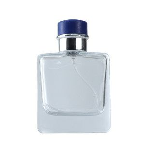 Custom Logo 100ml Clear Empty Aroma Reed Diffuser Bottle Glass Reed Diffuser Bottles with Cork