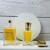 Custom Double Wall High Grade Hand Polished Crystal Clear Glass Perfume Bottles Square Cheap Cosmetic Spray Bottles