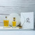 Custom Double Wall High Grade Hand Polished Crystal Clear Glass Perfume Bottles Square Cheap Cosmetic Spray Bottles