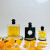 Wholesale Luxury 25ml 50ml Square Empty Glass Perfume Packaging Bottle with Label Transparent Cosmetic Spray Bottle Atomizer