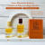 High-Grade Customized 55Ml Round Luxury Transparent Empty Glass Luxury Transparent Perfume Bottle with Wooden Cover