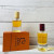 High-Grade Customized 55Ml Round Luxury Transparent Empty Glass Luxury Transparent Perfume Bottle with Wooden Cover