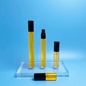 Best Selling Low Moq Mini Vials Small Sample Glass Bottles Nature Actuator 5Ml Round Glass Tester Perfume Spray Bottle